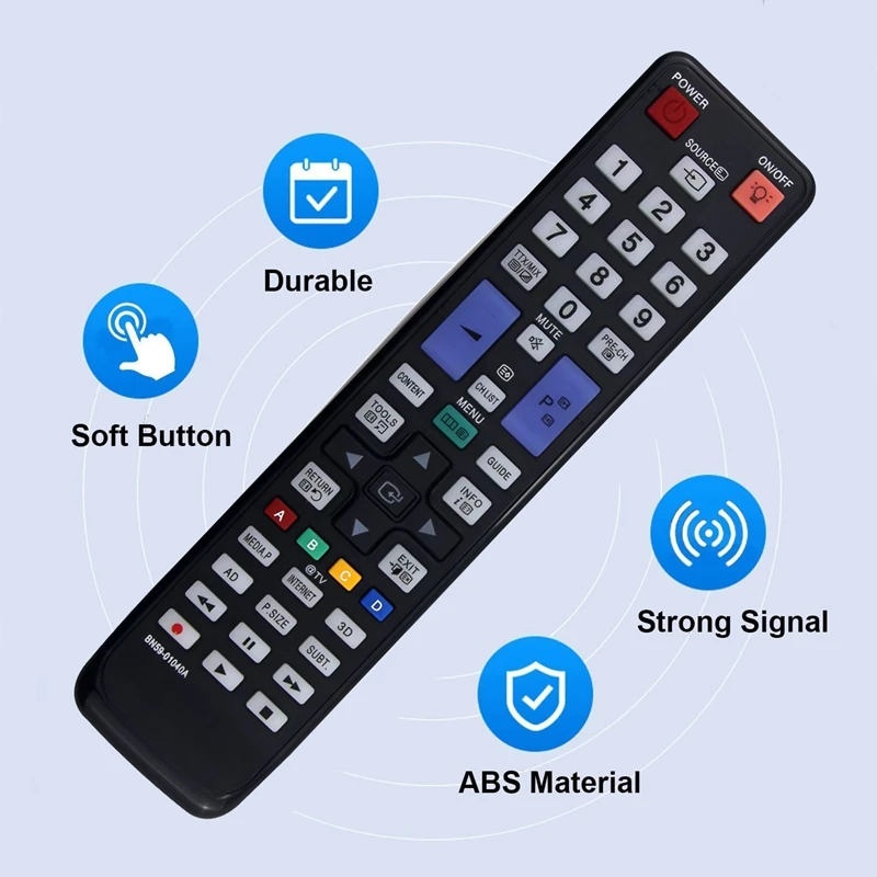 BN59-01040A Replace Remote For Samsung TV PS58C7000 PS63C7000 PS63C7000YK PS63C7780 PS50C7000 LA55C750R2M LA55C750 Easy Install