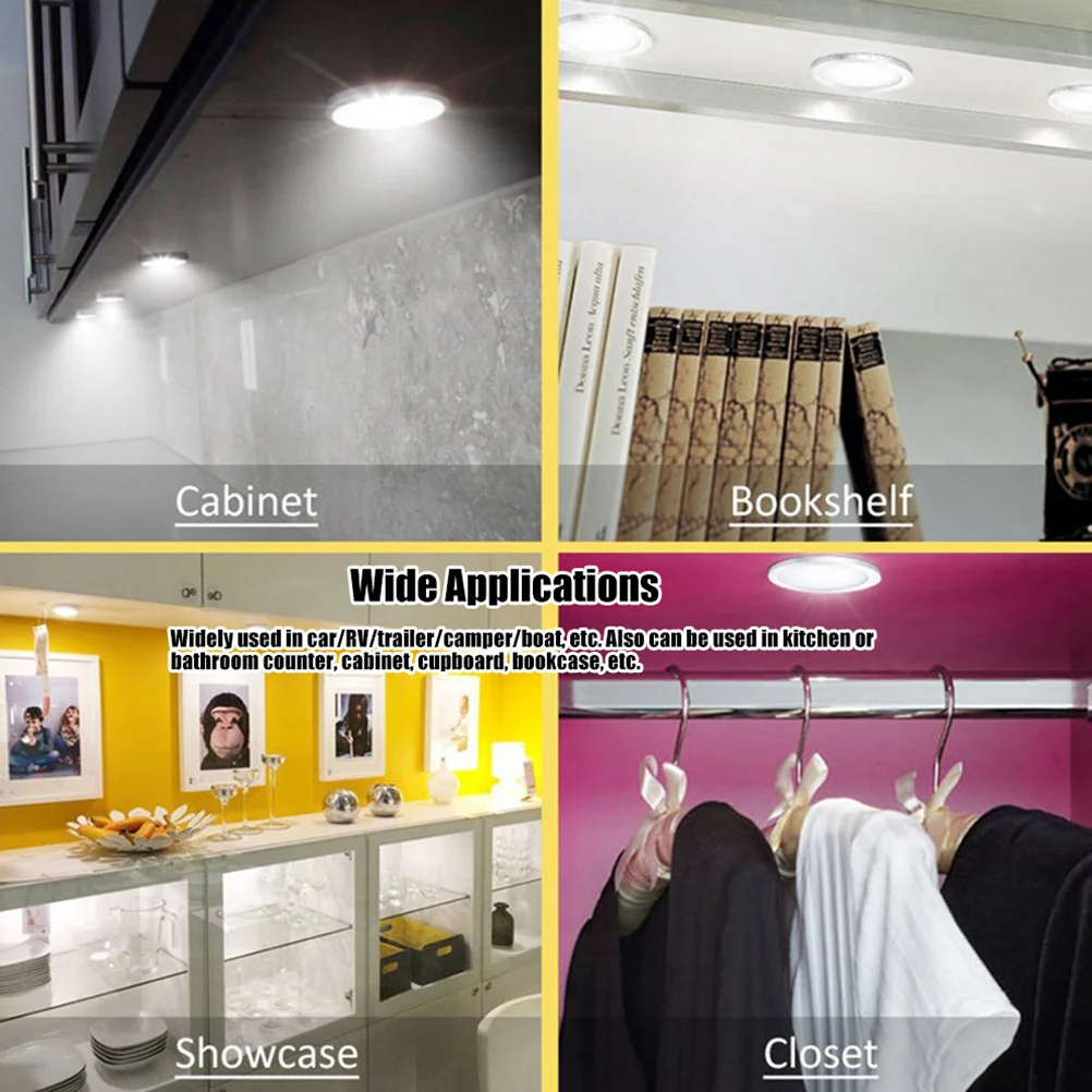 راحة ضوء 12 فولت 12-Led النازل Ip44 مقاوم للماء سبائك الألومنيوم لغرفة النوم المطبخ مقطورة معدات التخييم خزانة يخت