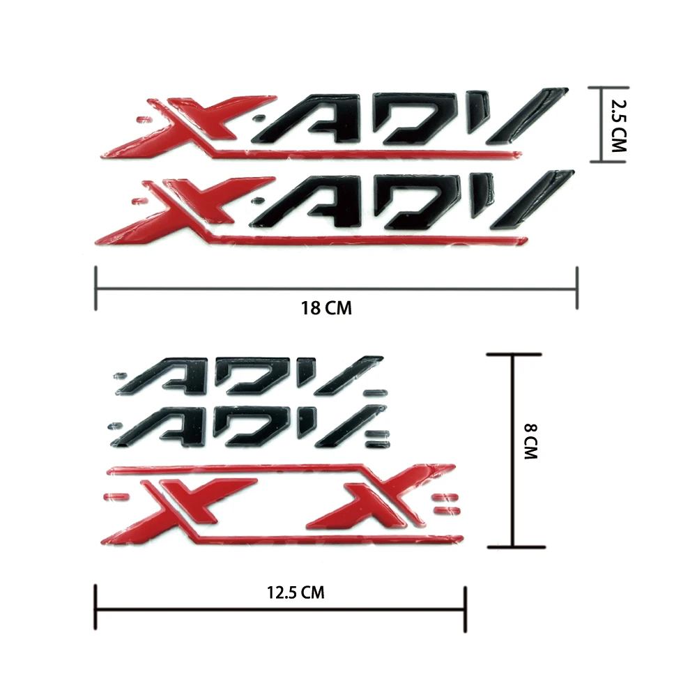 For Honda X-ADV XADV 750 xadv750 Motorcycle Waterproof Logo Body Side Panel 3D Sticker Decal XADV Sign Decorative Color Stickers