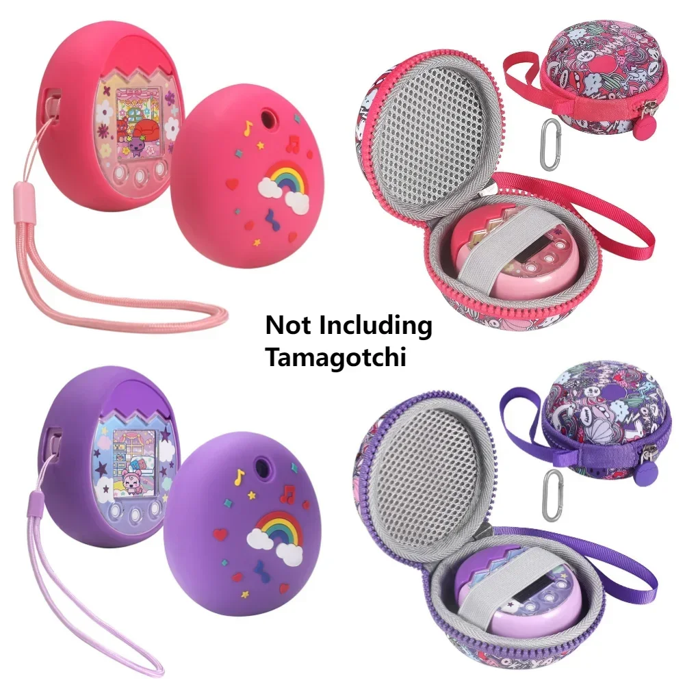 Tamagotchi Kleurenscherm Case Siliconen etui voor Tamagotchi Pix Virtual Pet Case Digitale elektronische huisdieren Cover Waterdicht