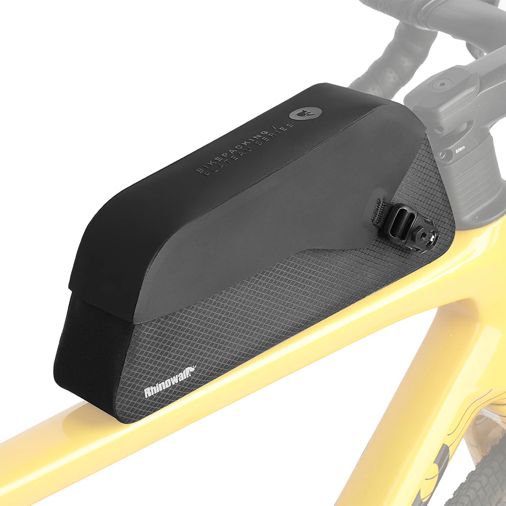 AliExpress Rhinowalk Bicycle Top Tube Bag 0.6L-1.3L Waterproof Bike Front Frame Storage Bag Cycling Travel For MTB Road Gravel Bikepacking