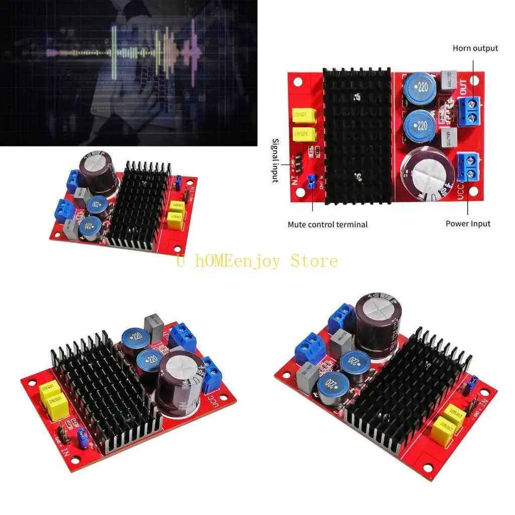 

B0KF TPA3116D2 Плата усилителя сабвуфера высокой мощности моно уровень лихорадки для домашнего кинотеатра
