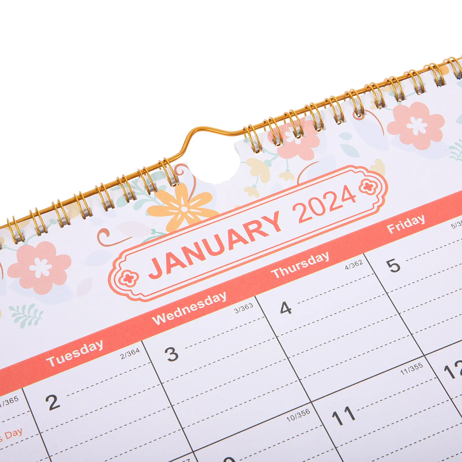 English Table Calendar Monthly Wall Calendar for Home Office Daily Use Countdown Festival Scheduler Sturdy Paper Hanging Decor