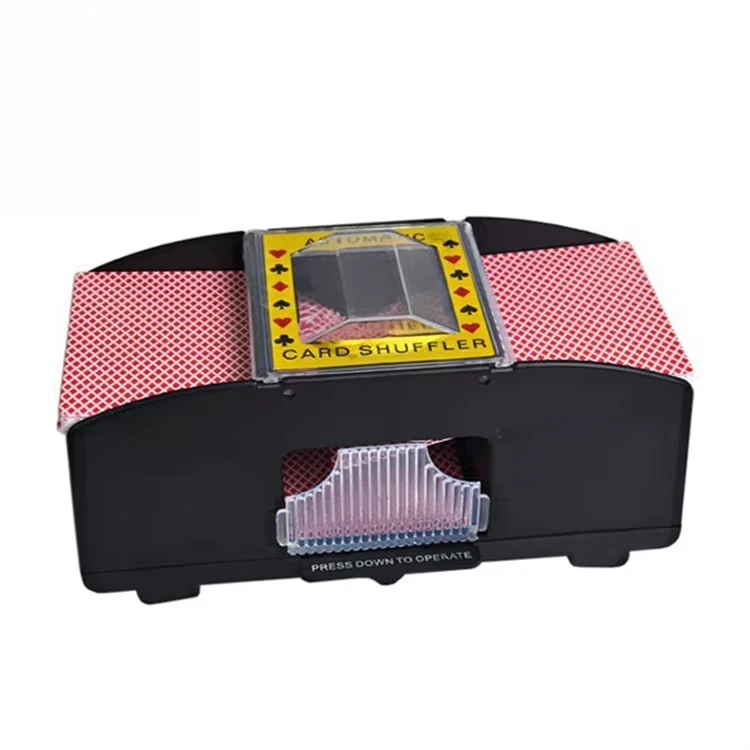 Automatic Poker Card Shuffler Machine Electric Playing Cards Shuffler Device for Casino Texas Holdem Board Game