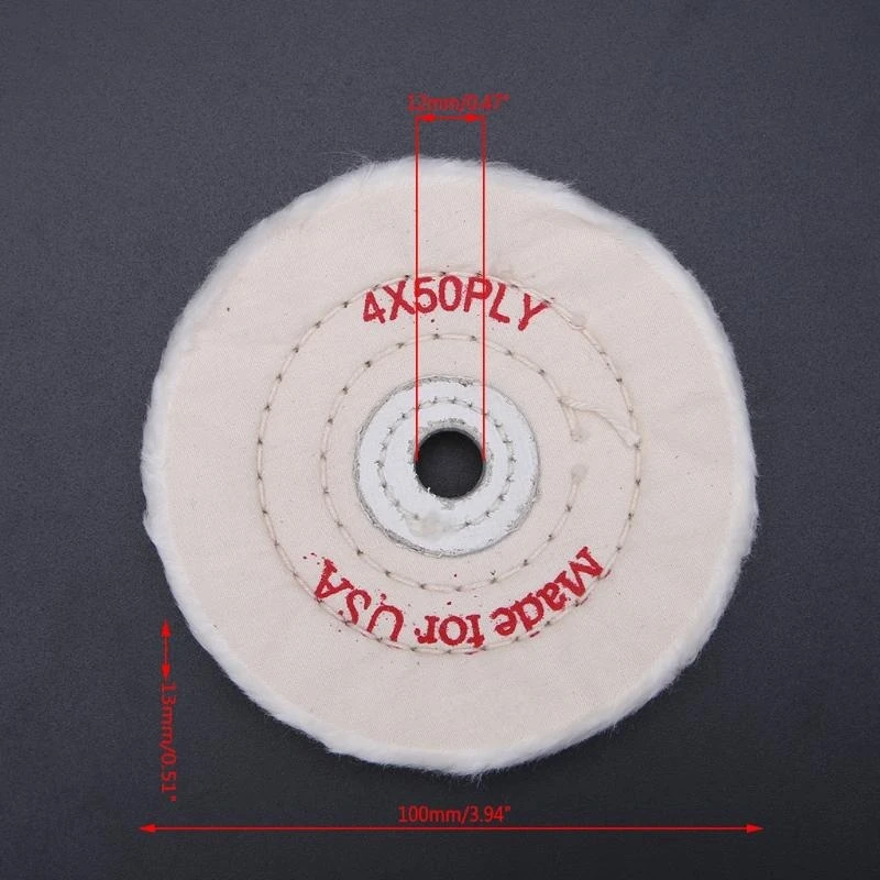 E06B 3/4/5/6/7/8 "Glinder roue polissage en tissu pour bois polissage en métal en bois