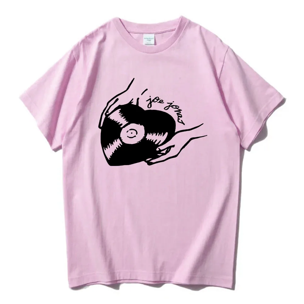 القلب تي شيرت مُسجل المغني جو جوناس تي شيرت مطبوع كم قصير س الرقبة تي شيرت موضة 2025 جديد تي شيرت نمط الملابس #5