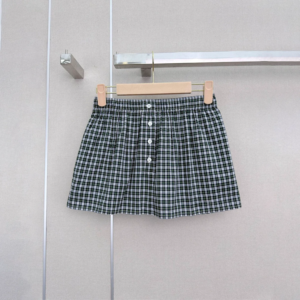 2026 high-quality women's checkered short skirt for casual daily commuting--hb714