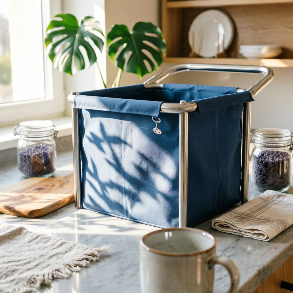 Laundry Cart with Wheels Mobile Linen Cart with Handle Laundry Cart Open-Top Industrial for Housekeepers, Hotels, Hospitals