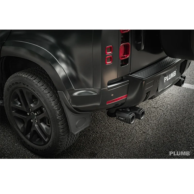 Plumb 2020+ Carbon Fiber Aluminum-magnesium Alloy Exhaust Upgrade Kit for Land Rover Defender L663 130 110 90