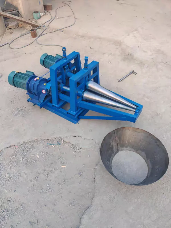 Cone Bending Machine Three Roller Shaft Iron Sheet Cone Rolling Machine Hydraulic Metal Plate Conical Plate Rolling Machine