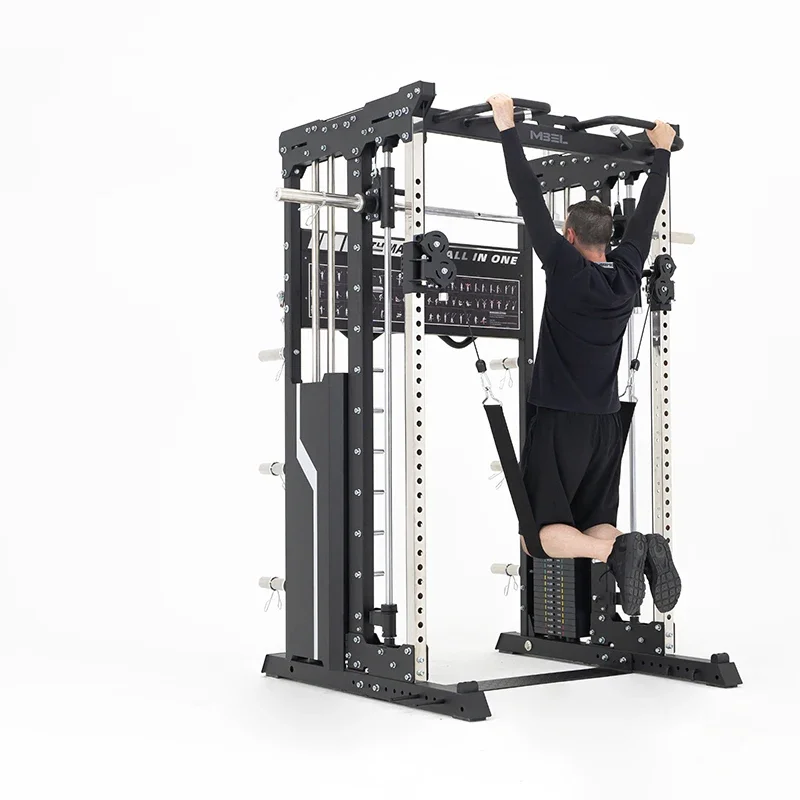 Bodybuilding Cable Crossover Multi functional Station Power Cage Squat Rack Chest Exercise gym equipment Training Smith Machine