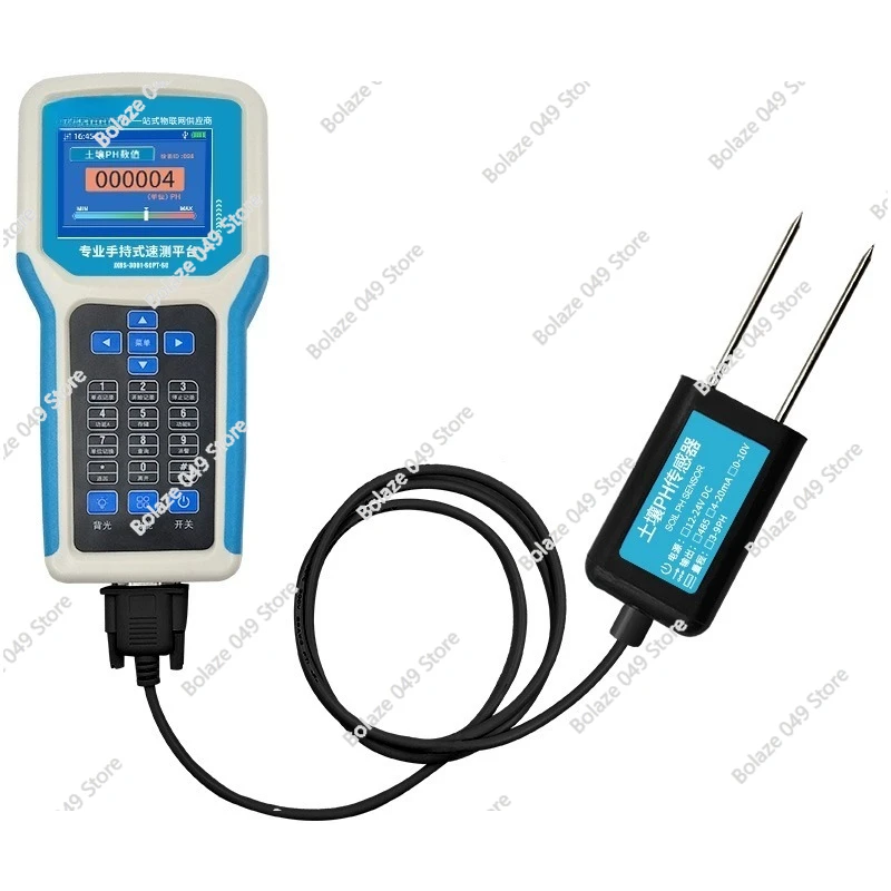 7 in 1 Rapid Soil Tester Meter Nitrogen Phosphorus Potassium N P K PH Humidity Moisture Nutrient Conductivity Tester EC Meter