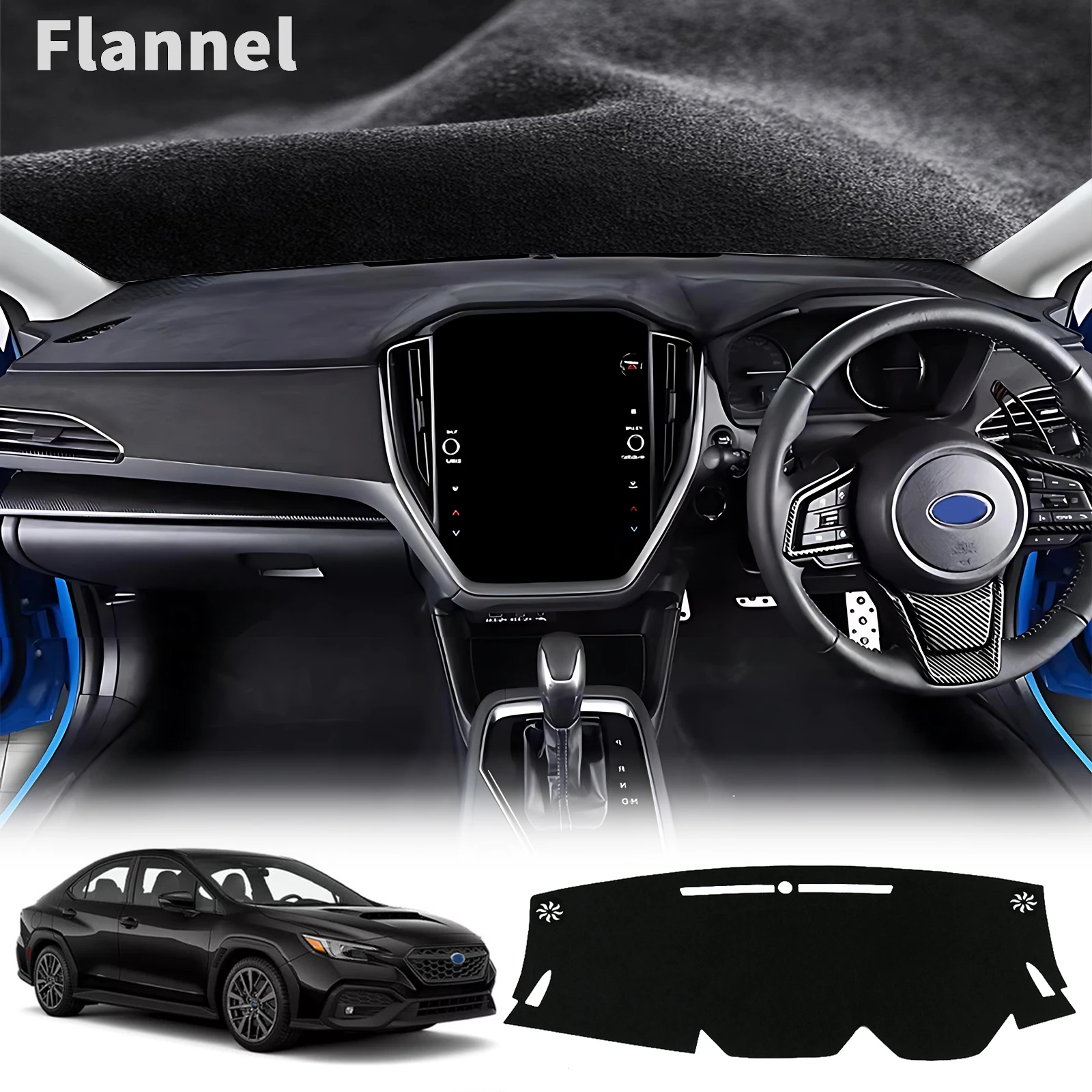 for Subaru WRX 2022-2025 Dashmat Dash Mat Anti-Slip Sunshade Protective Carpet Accessories Car Dashboard Cover Pad