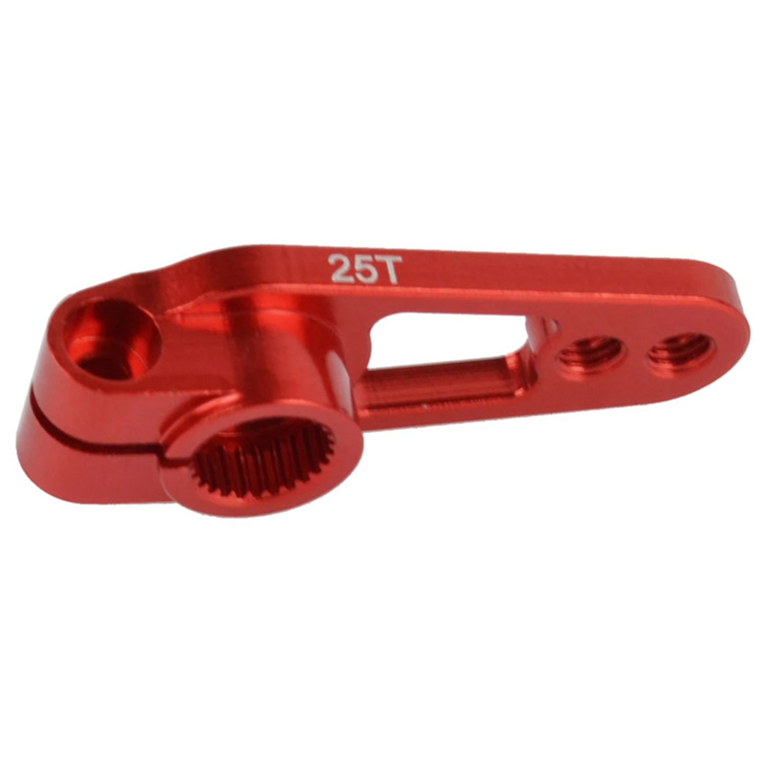 B49B-2PCS Aluminum Alloy 25T 31Mm Steering Servo Arm Horn For RC Car Crawler Parts,Black & Red