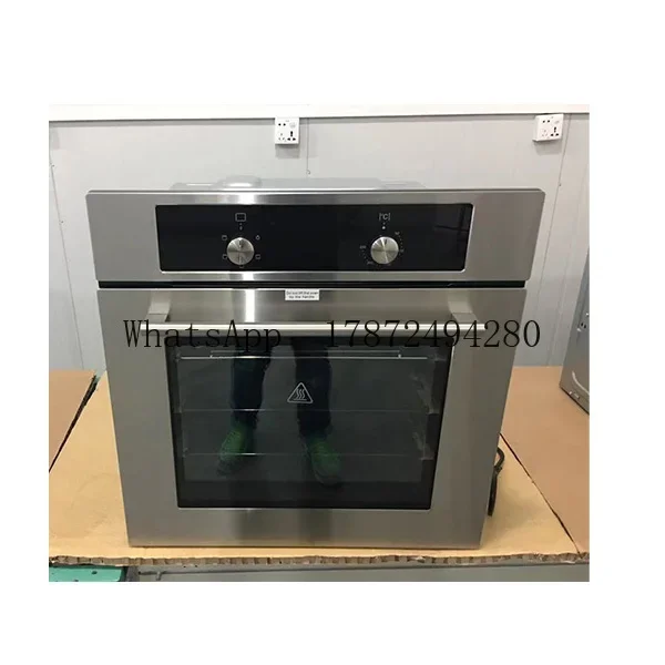 OEM 60L Built-in Electric Convection Oven, 4 Burner Range Stove with Sensor, 1 Grill + Baking Tray 2200W