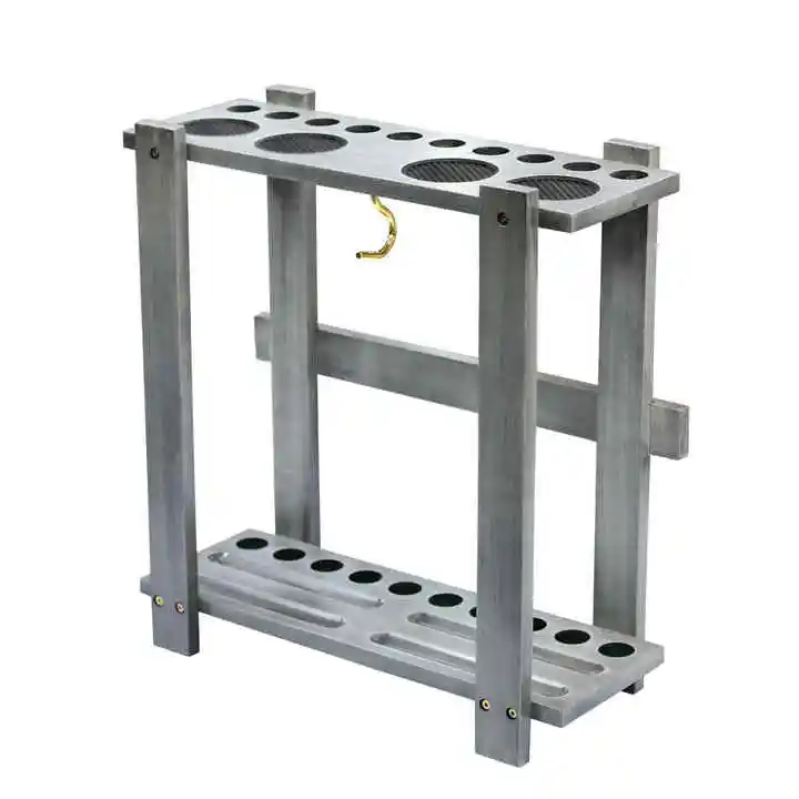 

Floor Standing10 Hole Billiard Pool Snooker Cue Rack Cue Sticks Holder Billiards Rod Rack Billiards Accessories