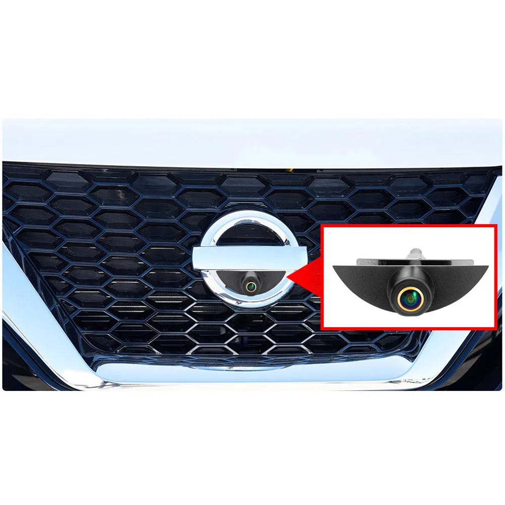 QMKJ CCD AHD 1080P Vehicle logo Front View Camera for Nissan X-Trail Tiida Livina Qashqai Fairlady Pulsar Cube Armada Frontier