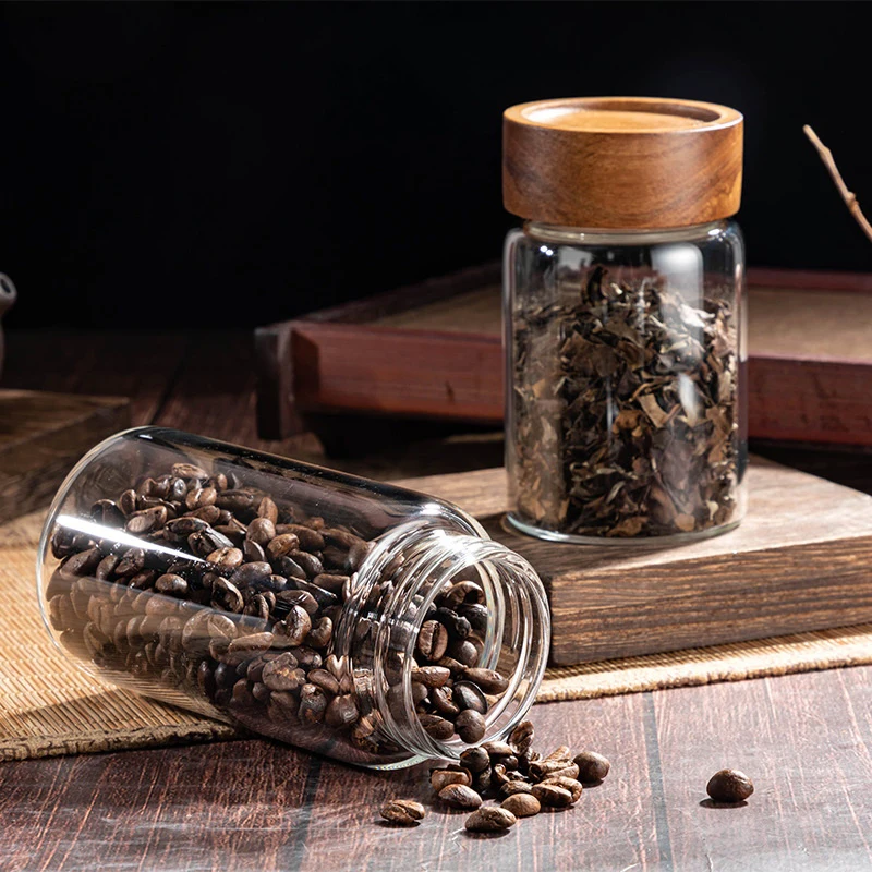 

Coffee Beans Storage Container Tube Display Rack Tea Bottle Glass Single Dose Espresso Accessory Coffeware Set Barista Tool Gift