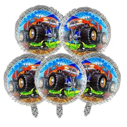 2d 18inch Monster Truck Foil Balloon Car Themed 3nd 4th 5th Boy Birthday Party Supplies Happy Birthday Truck Birthday Decoration