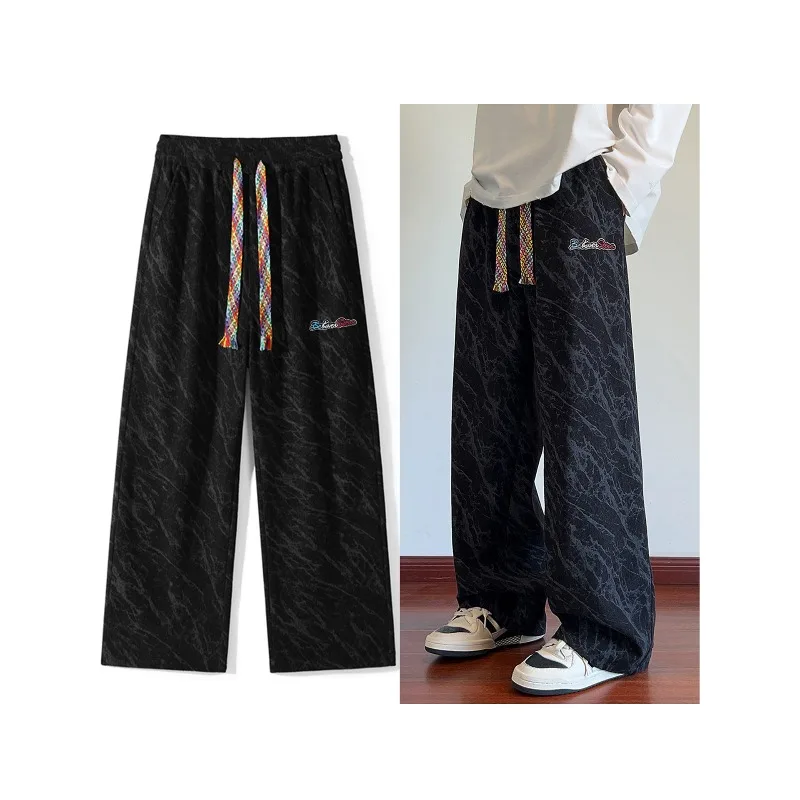 New Arrival Extra Large Enlarged Super Large Edition 400-Pound Men's Jogger Pants Loose Fit Casual Long Pants Plus Size 2XL-10XL