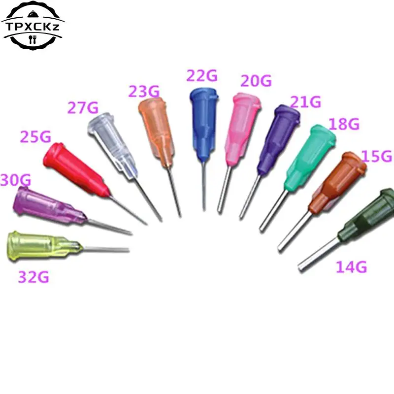 10Pcs/lot Dispensing Screw Needles Tip For Liquid Dispenser Syringe Syringes For Mixing Many Liquid