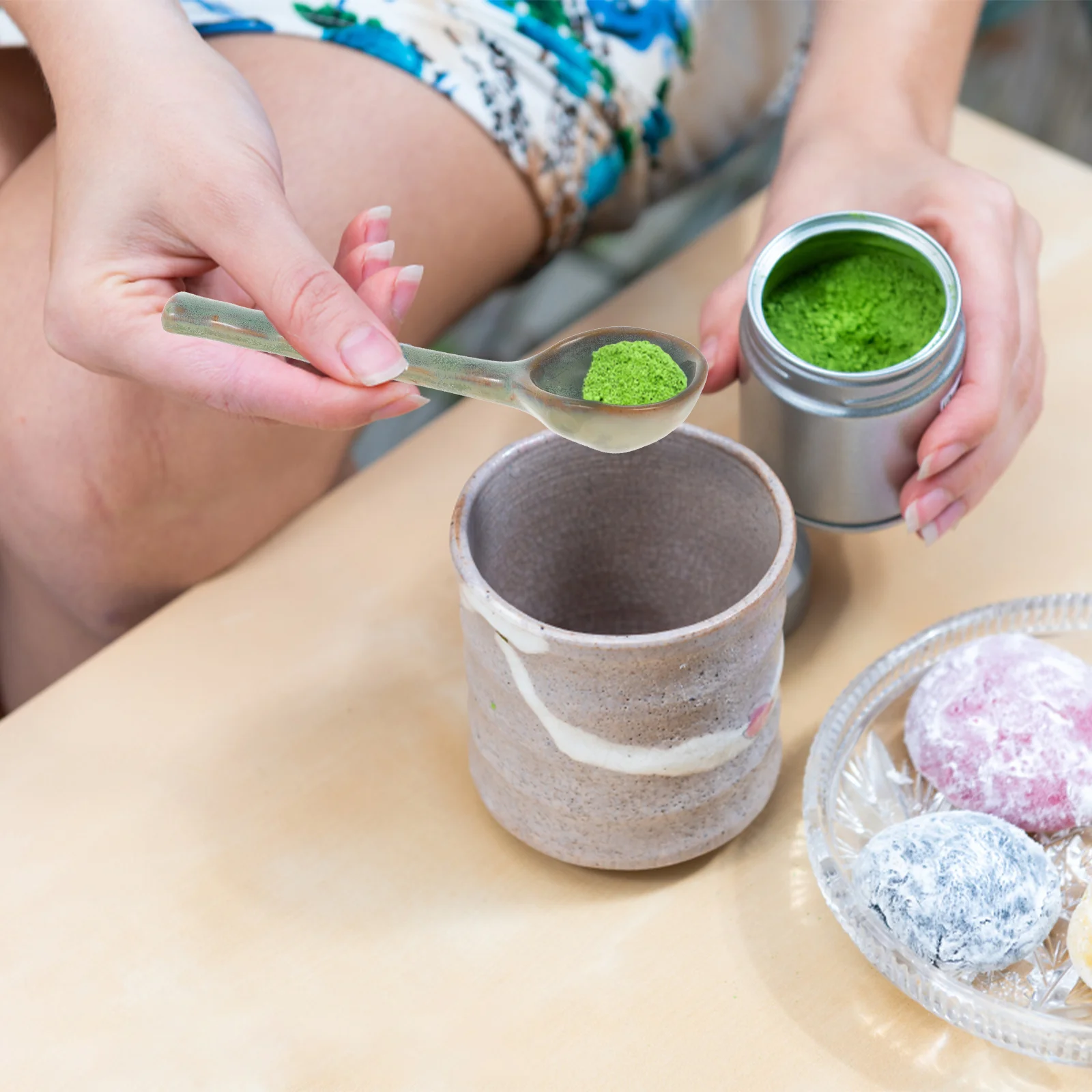 

Ceramic Soup Spoon Japanese Style Ergonomic Handle Household Dessert Coffee Soup Spoon Coffee Spoons Creative Spoons