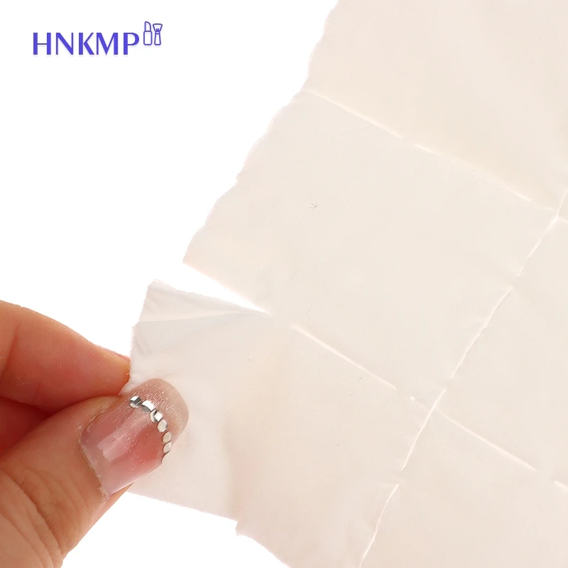 300Pcs/Roll Nail Katoenen Doekjes Uv-Gel Nageltips Verwijderaar Reiniger Lint Papier Pad Weken Nail Art Reiniging Manicure Tool