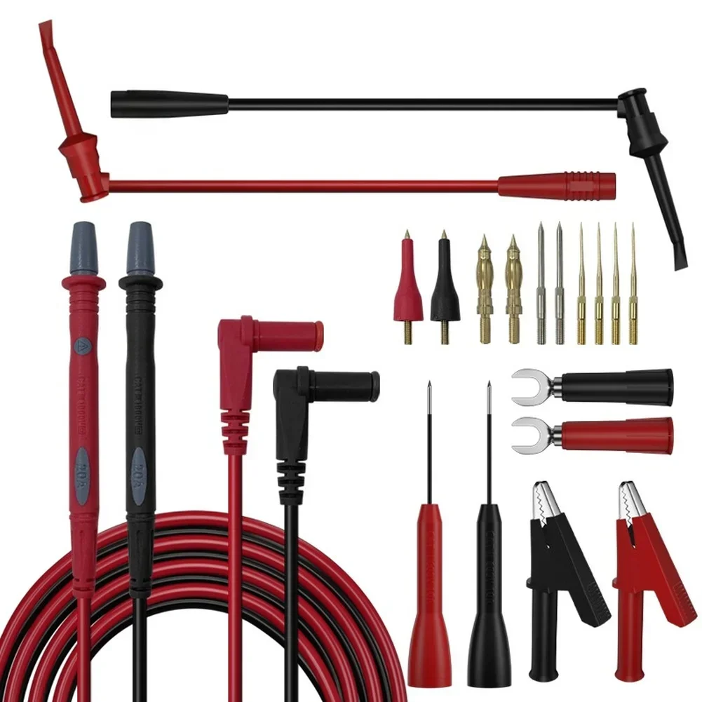 

Test Probe With 4mm BananaPlug, 2/1mm Replaceable Probe Tip, 1 Meter Long, 1 Square Inch Fire-retardant Parts