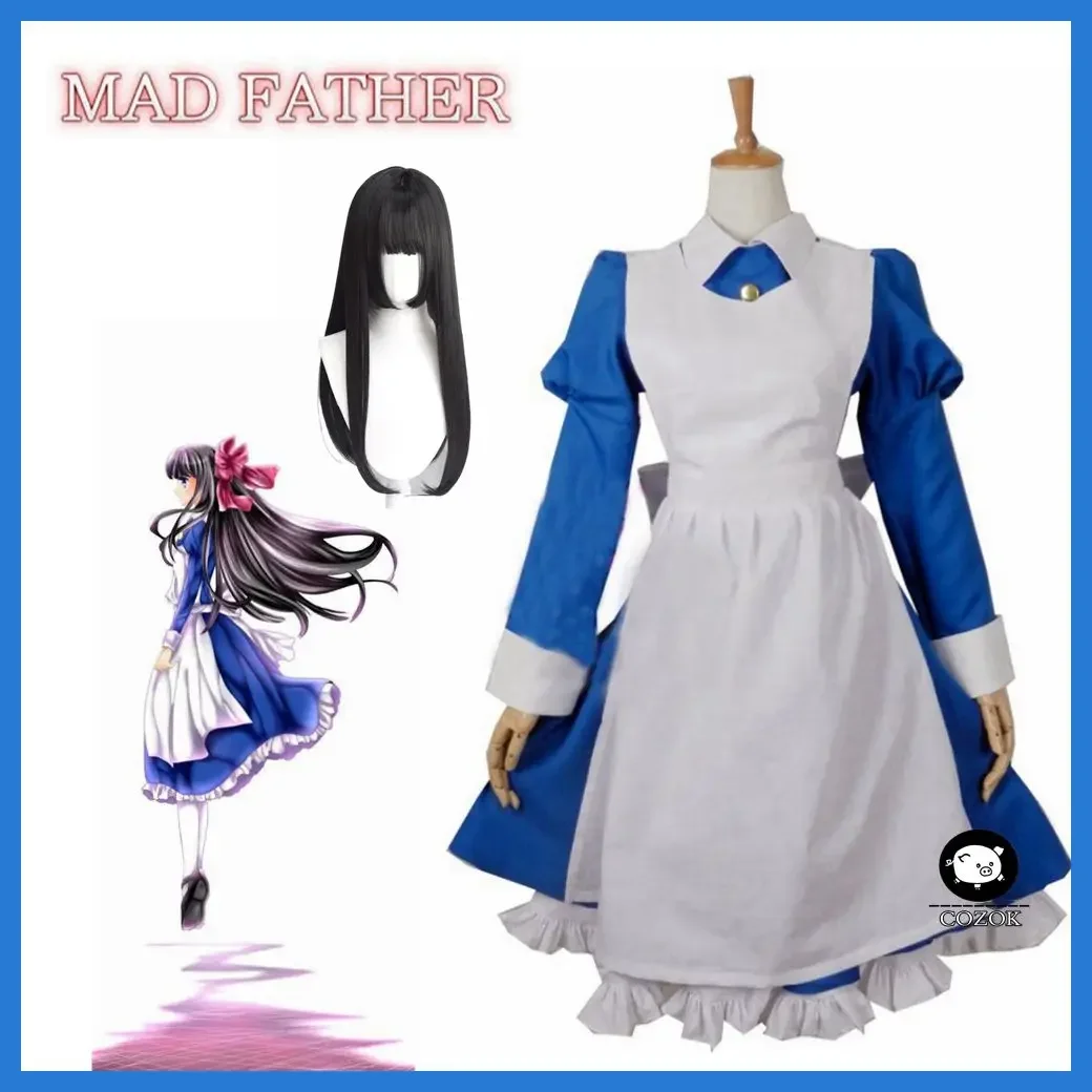 

Anime Mad Father Aya Drevis Dress Cosplay Costume Halloween Uniform Outfit Custom Size