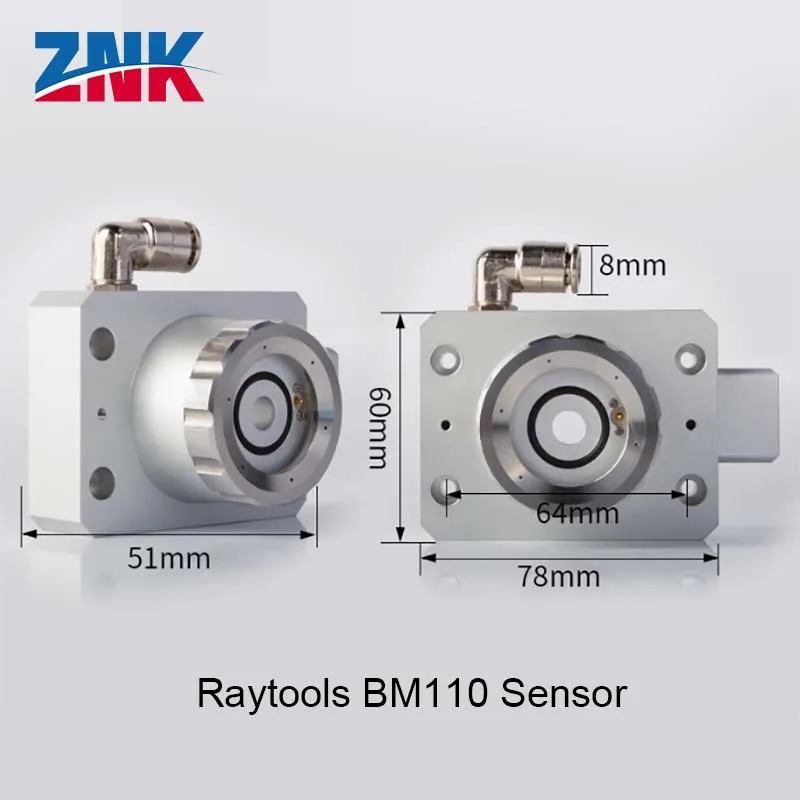 ZNK Raytools BM110 BM111 BM112 Sensor for Laser Cutting Machine Laser Cutting Head Nozzle Connection Parts