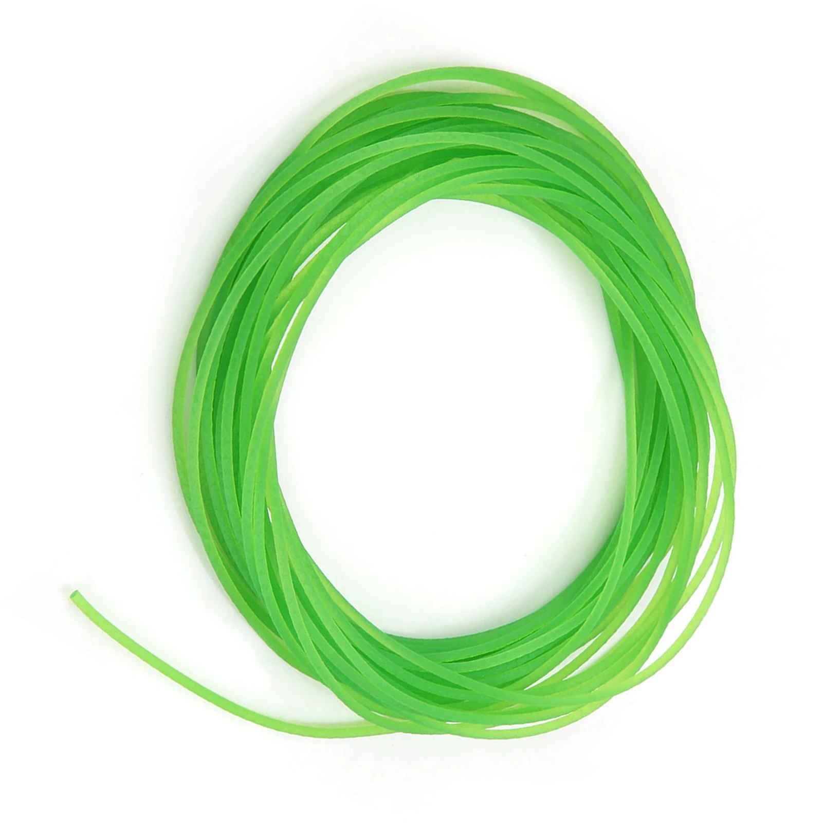 Green Rough Surface PU Polyurethane Round Belt For Drive Transmission(2mm*10m)