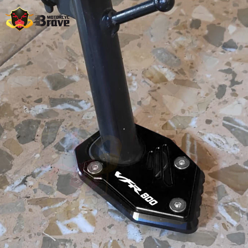 For VFR800X VFR 800 X Cross runner 2015 - 2022 Aluminum Motorcycle Side Stand Pad Enlargement Plate Kickstand Extension