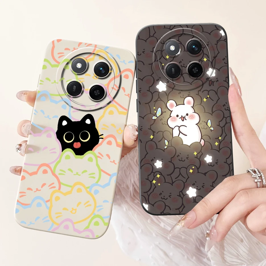 For Honor X9C Case Honor X60 Pro BRP-AN00 Cute Panda Cartoon Cover Soft TPU Phone Cass For Honor X9C HonorX60 Pro HonorX9C Shell