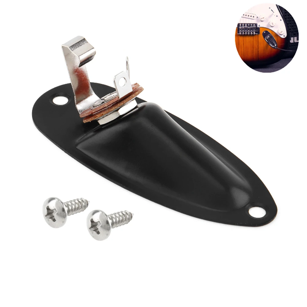 prese per barche Pickup per chitarra elettrica Presa per piastra jack di uscita Accessori per sostituzione parti indossate per chitarra elettrica FD