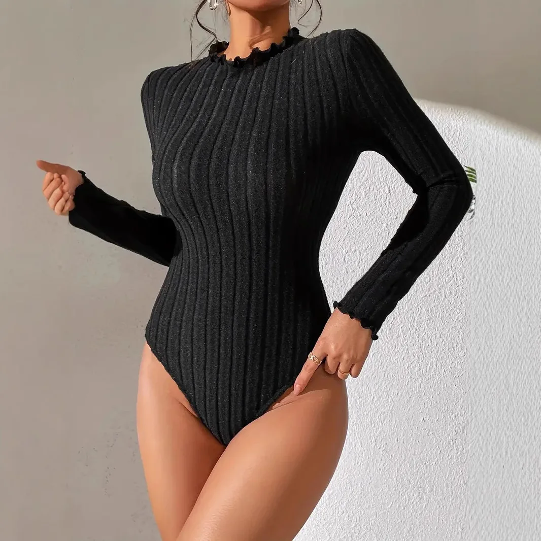 

Sexy Knitted Jumpsuit Women Fashion One Piece Bodysuits Ropa De Mujer Elegant Jumpsuits Outfits Overall Woman Clothes Streetwear