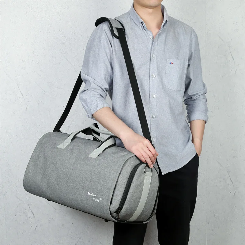 Convertible Duffle Garment Luggage Travel Bag with Shoulder Strap for Men Women 2 in 1 Hanging Suitcase Suit Business Bags