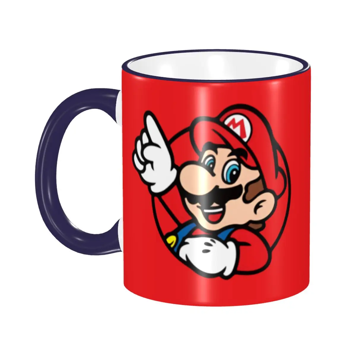 

Customized M-Marios Coffee Mug DIY Kawaii Cartoon Anime Adventure Game Ceramic Mug Cup Creative Present