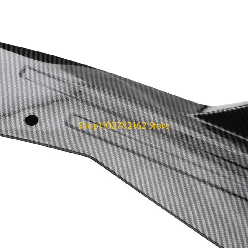 

547B Side Skirt Wrap Splitter Protector Car Rear Bumper Spoiler Lip with Mounting Screws Wing Trim