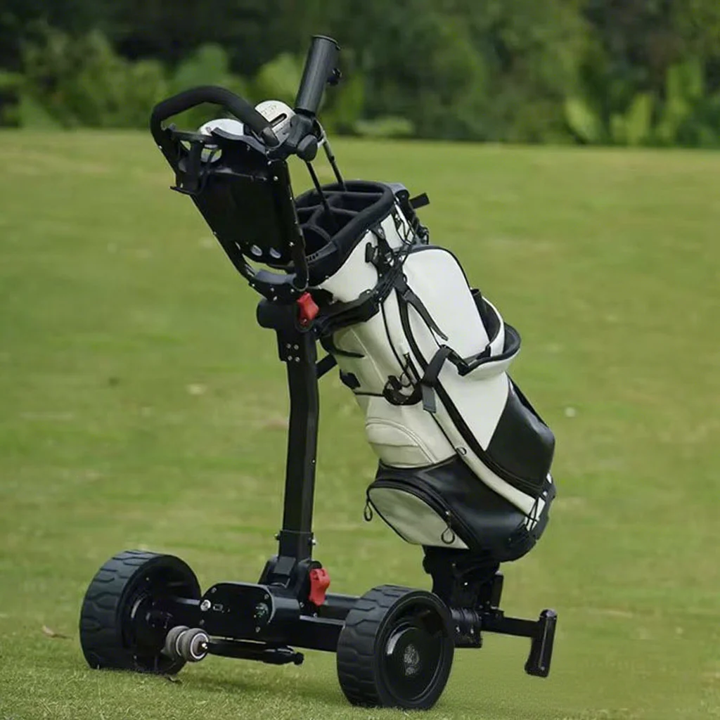 *for Golf T3 Six Wheel Remote-Controlled Electric Golf Scooter Foldable 250W Dual Motors 7.8Ah Battery 0-10km/h Speed