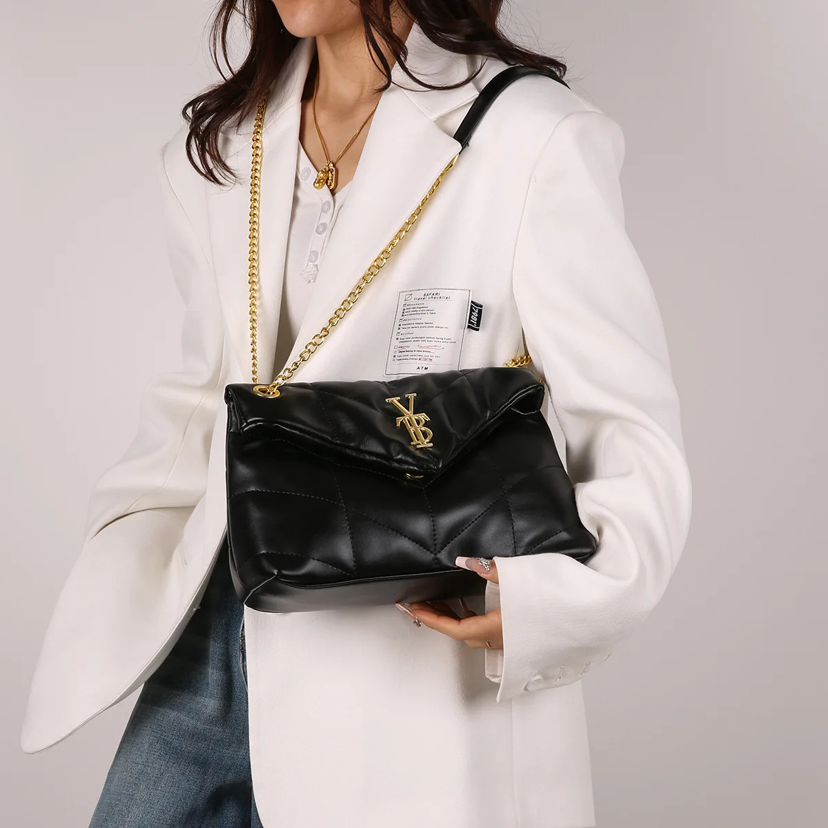 

2025 New Underarm Bag - Luxury Chain Strap Crossbody, Minimalist Shoulder Purse, Stylish Women's Tote for Work & Travel