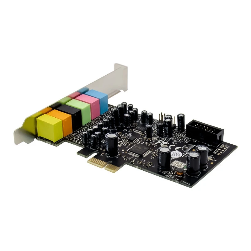 

Модернизированная звуковая карта CM8828 PCI-E HD Audio 7.1CH Звуковая карта ПК 10