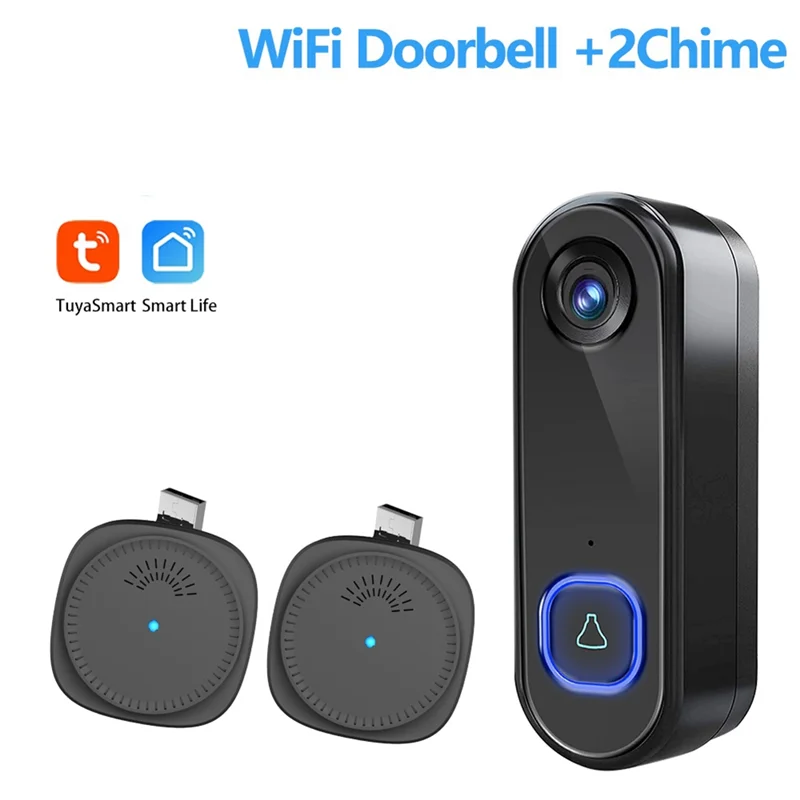 ABGN Dingtone Pager Türklingel Graffiti WIFI Visuelle Türklingel Cloud Storage Remote Handy Steuerung Anti-Burglary Türsprechanlage