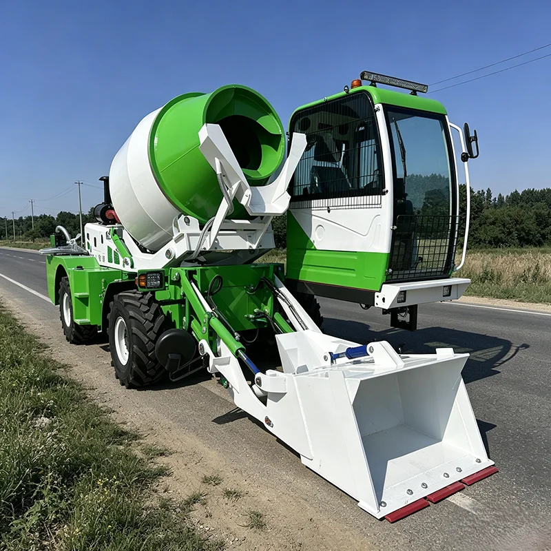 6.5 Cubic Meter Large Capacity Self Loading Mixer for Commercial Concrete Production