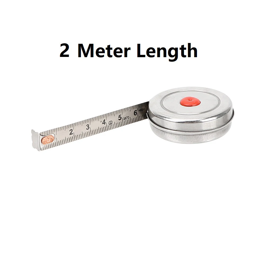 Easy To Read Portable Woodworking Handcraft Household Tape Ruler Tape Measure 1meter 2meter 3meter Silver Stainless Steel