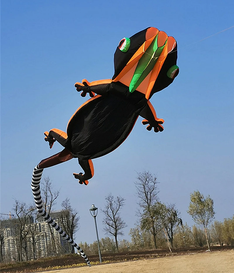 14m gekko vliegers vliegen professionele wind vliegers zachte vliegers parachute gigantische vliegers voor volwassenen vliegers reel kite surf kite cometas