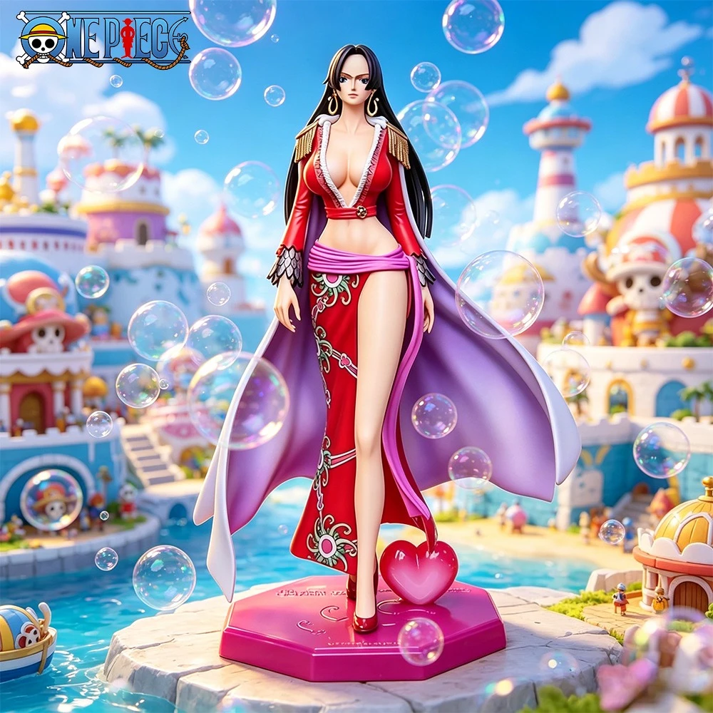 Figura de Anime ONE PIECE de 26.5cm/10.43in, Figura de Acción de Boa Hancock, Estatua de PVC, Adorno de Escritorio, Modelo Coleccionable, Juguetes, Regalos