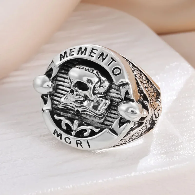 Cross-border hot jewelry Skull men's ring personalized fashion retro Skull ring