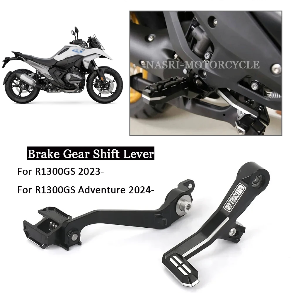 

Motorcycle Accessories Foot Brake Gear Shift Lever For BMW R1300GS GS1300 R 1300 GS Adventure ADV 2023-2025 Footrest Pedal Lever