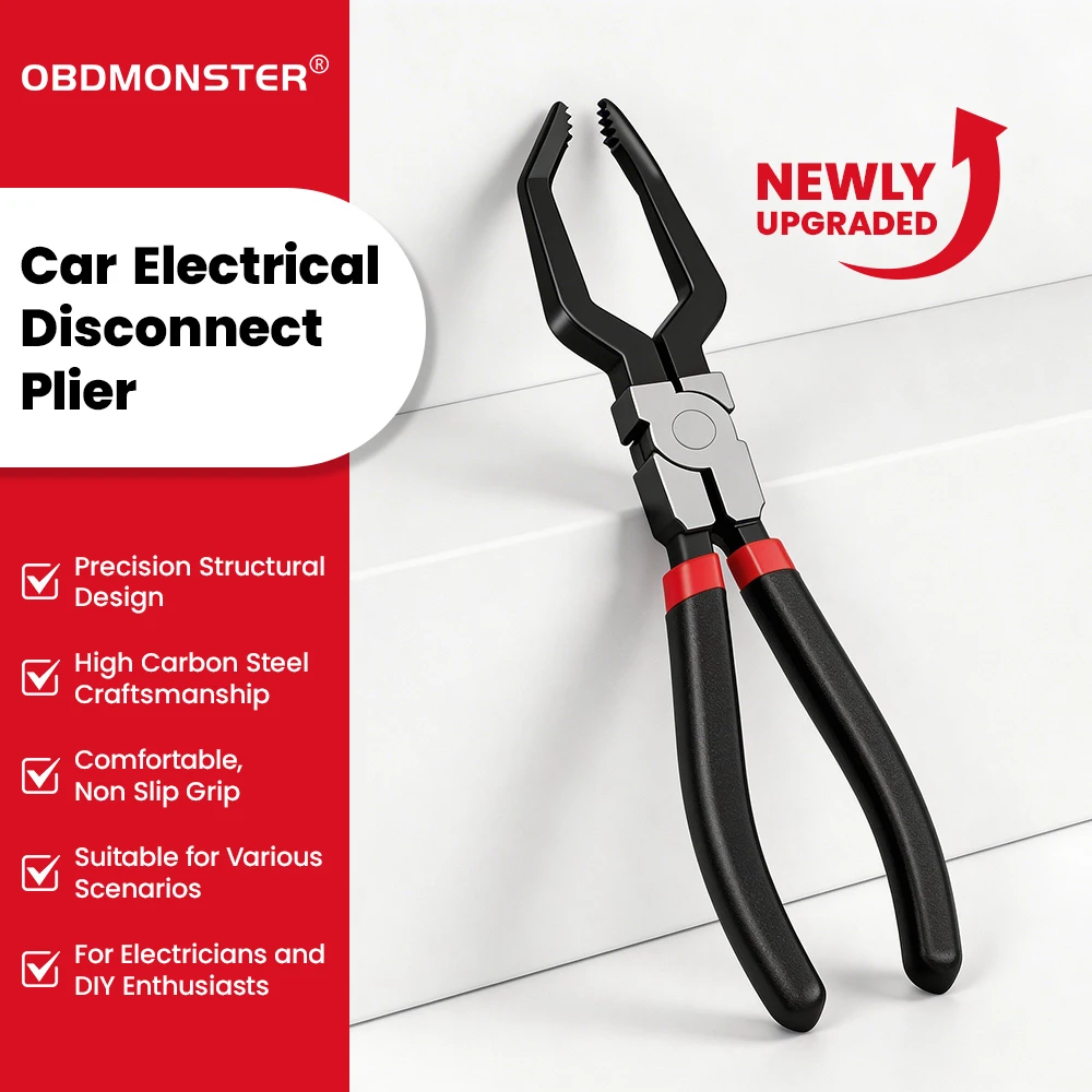 

Multi-functional Electrical Connector Plier High Carbon Steel Repair Electricians Tools Car Fuel Line Disconnect Plier