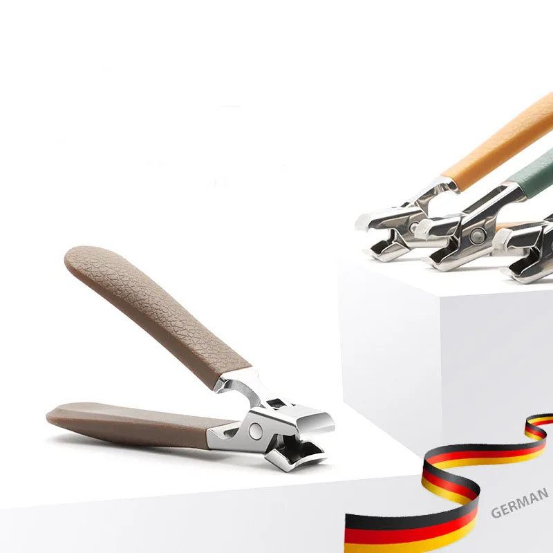 1PC Professionele Rvs Nagelknipper Set voor Dikke Nagels Anti-Splash Sharp Trimmer Nagel Pedicure Manicure gereedschap